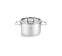 FISSLER Casserole avec couvercle en verre VISEO PRO 20cm/3,6l Acier inoxydable argent