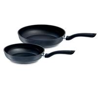 Fissler Cenit lot de 2 Poêles (Ø 24 cm, Ø 28 cm) en Aluminium avec Revêtement, Poêle Anti-Adhésive, Tout Type de Feu Y Compris l’Induction