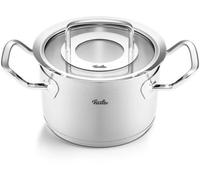 Fissler Collection Original-Profi Faitout En Acier Inoxydable (16 cm, 2,1 l) Avec Couvercle En Verre, Compatible induction, Argenté