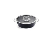 Faitout bas ADAMANT 28 cm, noir, aluminium, Fissler