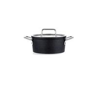 FISSLER Marmite avec couvercle en verre ADAM0ANT 20cm/2,7l Antiadhésif/Noir noir