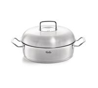 Fissler Original-Profi Collection Cocotte en Acier Inoxydable (4,8 l - Ø 28 cm), Sautoir Rond avec Couvercle Métallique - Compatible Induction