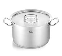 Fissler Original-Profi Collection Faitout en Acier Inoxydable (Ø 28 cm, 10,0 l) avec Couvercle Métallique Et Graduation Intérieure - Compatible Induction