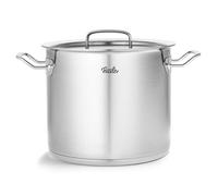 Fissler Original-Profi Collection Faitout Haut (Ø 24 cm, 9,1 l) en Acier Inoxydable, Récipient avec Couvercle Métallique Et Graduation Intérieure - Compatible Induction