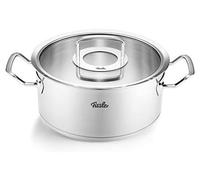 Fissler Original-Profi Collection / Marmite à rôtir (Ø 24 cm, 4,6 litres) Marmite en acier inoxydable, rôtissoire avec couvercle en verre - Induction