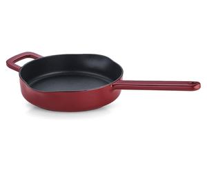 Fissler Pfanne Gusseisen, Burgunder rot 26 cm