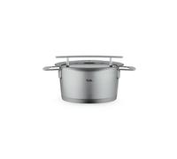Fissler Phi Collection Faitout (20 cm, 3,2 l) avec couvercle en verre - Casserole en acier inoxydable compatible induction, économe en énergie, passe au lave-vaisselle, qualité supérieure fabriquée en