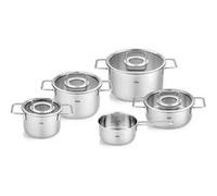 Fissler Batterie de cuisine Pure Collection - Set 5 pièces (16/20/24 cm) acier inoxydable induction