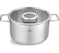 Fissler Pure Collection Kochtopf 24cm mit Glasdeckel 086-115-24-000/0 4009209398594