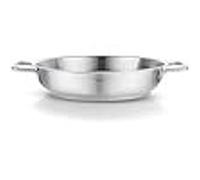 Fissler Poêle de service PURE – 28 cm – Acier inoxydable, argent