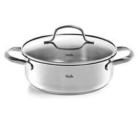 Fissler San Francisco / Marmite à rôtir en acier inoxydable (1,2 L - Ø 16 cm) avec couvercle en verre, bord verseur, économe en énergie - également induction