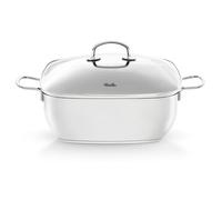 Fissler Cocotte en acier inoxydable carrée à induction secural 28 cm