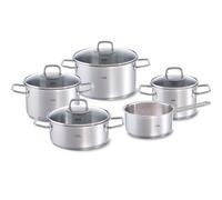 Fissler Set de casseroles Viseo, Acier Inoxydable, Acier Inoxydable, 5 pièces