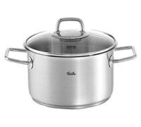 Faitout haut VISEO 20 cm, argent, acier inoxydable, Fissler