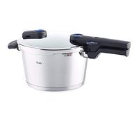 Fissler Vitaquick/Autocuiseur à Induction (4,5 Litres, Ø 22 Cm) Cuiseur à Vapeur En Acier Inoxydable, 2 Niveaux de Cuisson, Avec Insert, Empilable, Adapté à L'Induction F600300040000