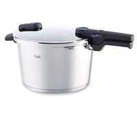 Fissler Vitaquick Autocuiseur à Induction (8 l, Ø 26 cm) Grande Marmite à Pression en Acier Inoxydable, 2 Niveaux de Cuisson, Induction