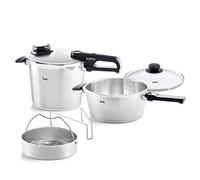 Fissler Vitavit® Premium ? 2-teiliges Schnellkochtopf Set 3,5 + 6 Liter mit gratis Glasdeckel 622-412-13-090/0 4009209379821
