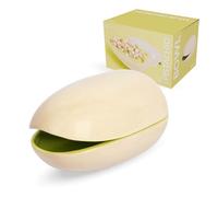 Fisura - Bol pistache original pour apéritifs et fruits secs. Coupelle design 17,5 x 10 cm en forme de coque, idéale pour snacks et décoration de table.