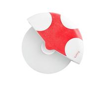 FISURA - Coupe-pizza "champignon" original. Coupeur de pizza avec une roue amusante. Couteau à pizza en acier inoxydable et ABS. Mesures : 7,5 x 5,5 centimètres.