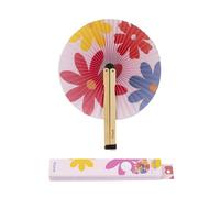 fisura. - Éventail pliable. Éventail pliable en papier. Éventail pai pai Éventail pour mariage pour invités. Cadeau pour fêtes ou cérémonies. (Fleurs)