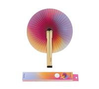 Fisura - Éventail pliable. Éventail pliable en papier. Éventail pai pai . Éventail pour mariage pour invités. Cadeau pour fêtes ou cérémonies.
