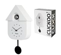 Fisura - Horloge à Coucou Rose avec Cadran Vert. Coucou Murale. Pendule Murale Originale. 3 Piles AA Non incluses. 21,5x8x41,5. Plastique ABS.