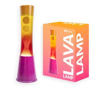 Lampe à lave - FISURA - Dégradée rose et orange - 39,5 cm - Électrique - Interrupteur