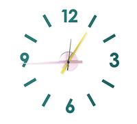Fisura - Montre DIY de Couleur Rose. Kit Horloge Murale pour Bureau, Cuisine, Chambre, Salle de séjour, décoration pour la Maison