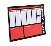 Fisura - Planificateur hebdomadaire A4, planner de bureau non daté, bloc organisateur de semaine original, semainier de bureau pratique pour organisation quotidienne