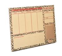 Fisura - Planificateur hebdomadaire A4, planner de bureau non daté, bloc organisateur de semaine original, semainier de bureau pratique pour organisation quotidienne (My wild week)