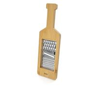 Fisura - Râpe à fromage originale. Râpe à légumes en forme de bouteille de vin. Râpe à agrumes. Râpe en acier inoxydable et en bois. 9,5 x 30 cm