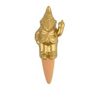 Fisura - Système d’arrosage Automatique Original pour Pots. Arroseur Automatique doré en Forme de GNOME. Arrosage pour Plantes d’intérieur avec Une capacité de 100 ML. Matériau : Terre Cuite.