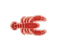 Paillasson d'extérieur ""Homard"" en noix de coco avec support antidérapant en PVC. Dimensions: 70 cm x 40 cm x 1,5 cm - FISURA