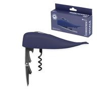 Fisura - Tire-bouchon original “baleine” en acier inoxydable avec coupe-capsule, ouvre-bouteille vin et bière design, original accessoire bar et idée cadeau.