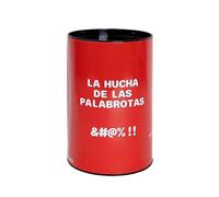 FISURA - Tirelire Originale avec Message La hucha de Las palabrotas. Grande Tirelire pour Adultes en Acier. Tirelire en étain pour Les Cadeaux. Dimensions : 13 x 20 cm