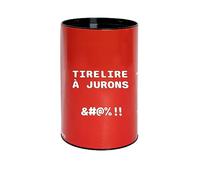 FISURA - Tirelire Originale avec Message Tirelire à jurons. Grande Tirelire pour Adultes en Acier. Dimensions : 13 x 20 cm