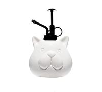 Fisura - Vaporisateur d'eau en forme de chat blanc. Arrosoir à Une Main pour Jardin Plantes de 500 ml. Brume végétale avec arrosoir en Plastique. 19 cm x 12 cm.