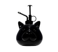 Fisura - Vaporisateur d'eau en forme de chat noir. Arrosoir à Une Main pour Jardin Plantes de 500 ml. Brume végétale avec arrosoir en Plastique. 19 cm x 12 cm.