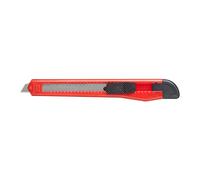 Fit For The Job Cutter verrouillable 9mm lames sécables et bouton-poussoir | multi-positions et lame rétractable pour bricolage, maison et loisirs créatifs avec 12 sections sécables en acier inoxydable