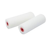 Fit For The Job Lot de 2 mini rouleaux en mousse 100mm pour peinture artisanale à aspect brillant et satiné, finition lisse sur les plinthes, rebords de fenêtre, panneaux, armoires, métal et plus