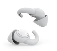 Fitciz Bouchon d'oreille pour dormir anti bruit, doux-peau, [S/L], 26dB | Ajustement oreille, confort latéral, protection auditive, non-intra, 2 paires, lavable, réutilisable, silicone alimentaire