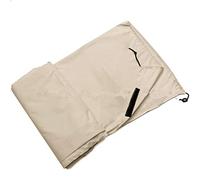FITEGBAPY Couverture de Piscine Robuste pour l'hiver et l'été |Eau - Le Protecteur de Piscine Bloque la Neige/Le Soleil/Les Particules |Couverture en Rouleau Beige légère pour piscines (L：730 * 76cm)