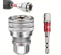 FiTspi ouille universelle réglable pour métrique standard de 10 à 19 mm, outil de maintenance multifonction, kit d'adaptateur de clé hexagonale de 3/8" pour percer et fixer des gadgets cool