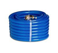 FITT AIR HOSE KIT 6 mm x 10 m - Tuyau Air Comprimé Flexible avec Raccords et Raccord rapide; Made in Italy; en PVC avec renfort en polyester; Pression d'éclatement 60 bar; Résiste de -20° à +60°C