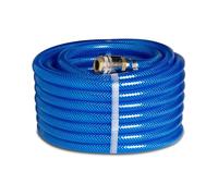 FITT AIR HOSE KIT 6 mm x 10 m - Tuyau Air Comprimé Flexible avec Raccords et Raccord rapide; Made in Italy; en PVC avec renfort en polyester; Pression d'éclatement 60 bar; Résiste de -20° à +60°C