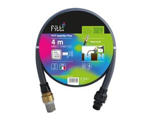 FITT Aspirflex Plus 4 m - Tuyau pour Aspiration d'Eau; Raccordement Universel aux Pompes d'Aspiration et de Drainage; Made in Italy; Crépine en Laiton avec Clapet Anti-Retour; Résistant aux Chocs