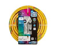 FITT NTS Orange 1/2" (12,5mm) 20m Kit Tuyau d'arrosage pour Les Jardins, Robuste pour Usage intensif, avec Pistolet Multi-Jets et raccords