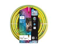 FITT NTS YELLOW 1/2" (12,5 mm) 20 m - Tuyau d'Arrosage pour Jardins pour Utilisation Intensive, avec Lance à Débit Réglable et Raccords