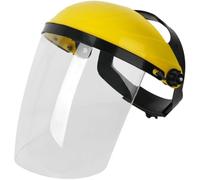 Fituenly Masque De Protection Faciale, Écran Complet Réglable avec Rembourrage en Éponge, Housse De Protection Respirante Résistante pour Le Jardinage, Le Soudage, Le Meulage Découpe pour Le