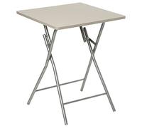 Five AC-Déco Table Pliante Basic - L 60 x l 60 x H 75 cm - Taupe